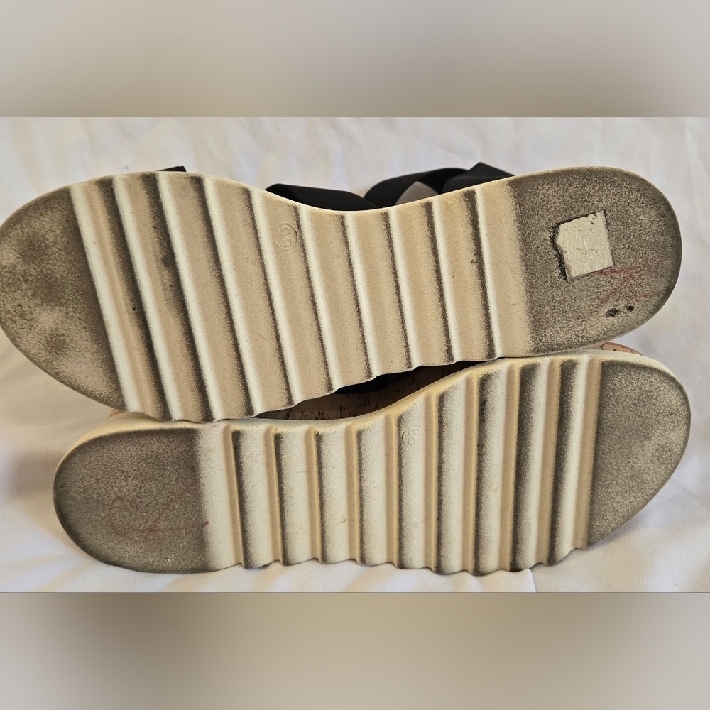 DREAM PAIRS Strappy Espadrille Platform Wedge Sandals – Women’s Size 8.5 - Picture 3 of 4